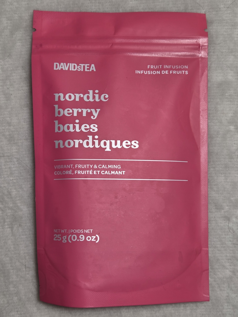 DAVIDsTEA Nordic Berry Fruit Infusion Tea 25g SEALED